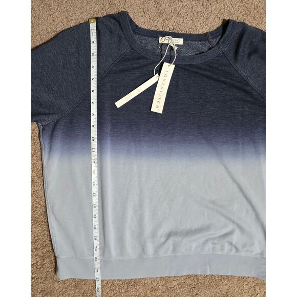 Lovestitch Good Waves Ombre Crew Neck Sweater - Picture 11 of 12